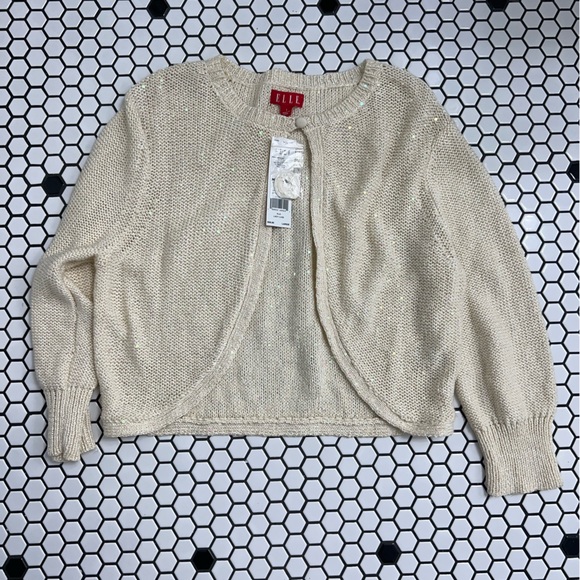 NWT Elle sequined sweater size large - Picture 1 of 5